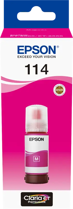 Original Epson 114 Magenta Druckerpatrone C13T07B340