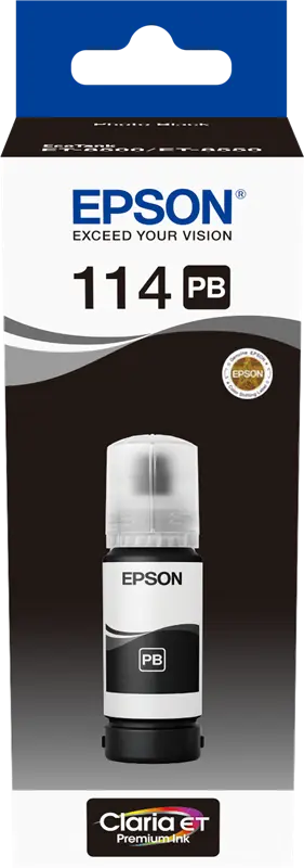 Original Epson 114 Schwarz (Foto) Druckerpatrone C13T07B140