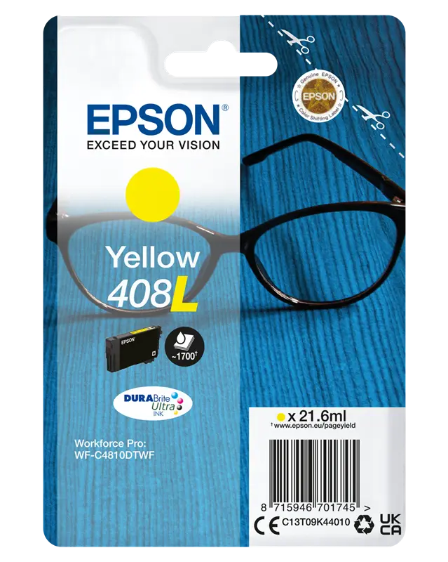 Original Epson 408L Gelb Druckerpatrone C13T09K44010