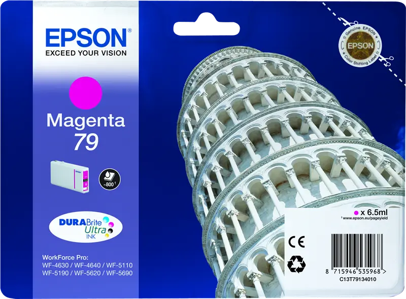 Original Epson 79 Magenta Druckerpatrone C13T79134010