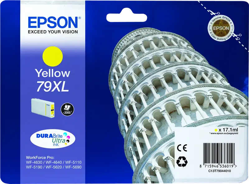 Original Epson 79 XL Gelb Druckerpatrone C13T79044010