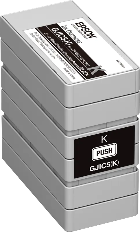 Original Epson GJIC5-K Schwarz Druckerpatrone C13S020563