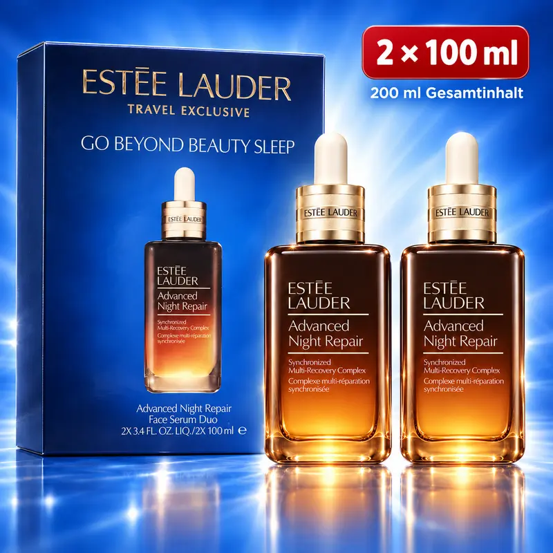 Original Estée Lauder Advanced Night Repair Multi-Recovery Serum Duo 2 × 100 ml