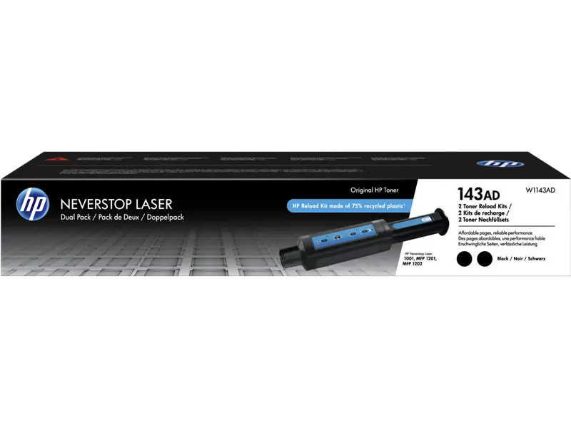 Original HP 143AD Multipack Schwarz