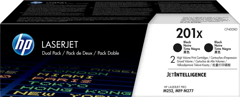 Original HP 201X Multipack Schwarz