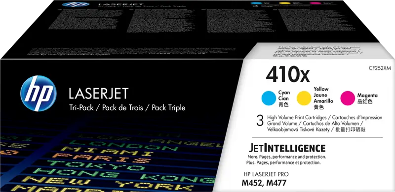 Original HP 410X Multipack Cyan / Magenta / Gelb