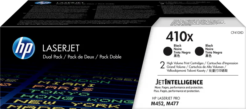 Original HP 410X Multipack Schwarz