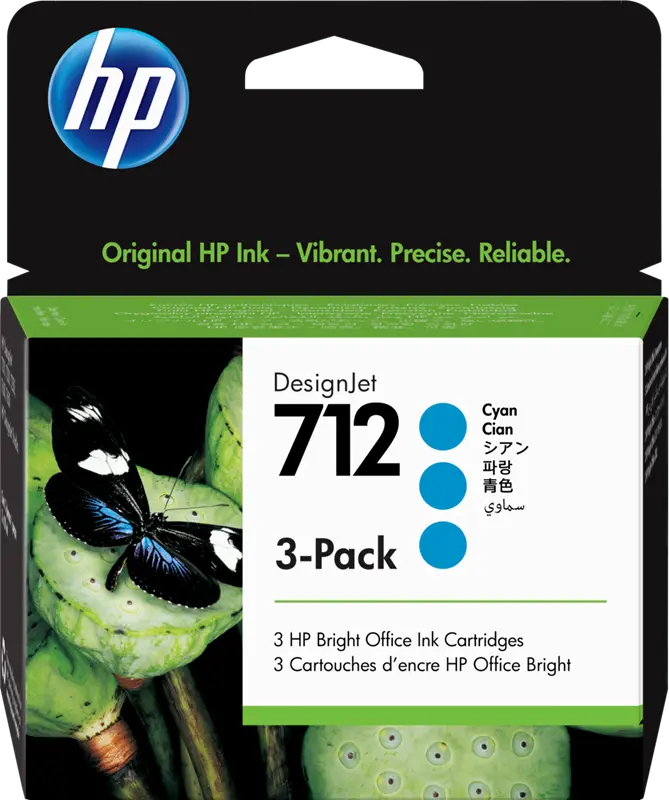 Original HP 712 Multipack Cyan