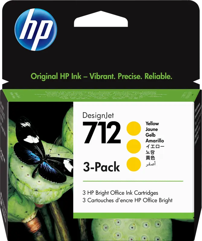 Original HP 712 Multipack Gelb