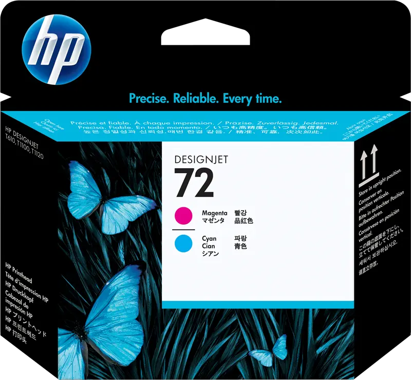 Original HP 72 Druckkopf Cyan / Magenta (C9383A)
