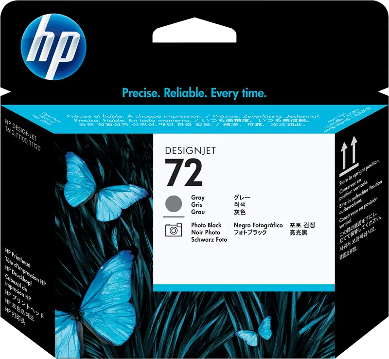 Original HP 72 Druckkopf Grau / Schwarz (Foto) (C9380A)