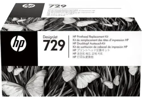 Original HP 729 Druckkopf Schwarz / mehrere Farben (F9J81A)