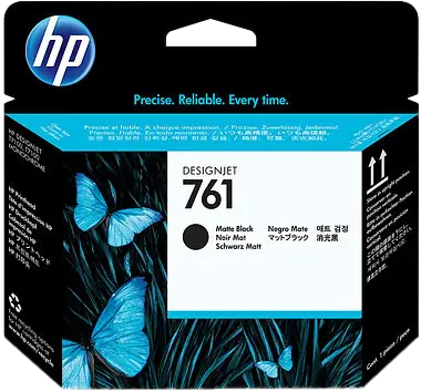 Original HP 761 Druckkopf Schwarz (Matt) (CH648A)
