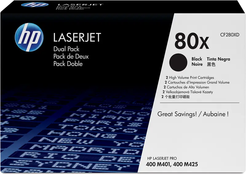 Original HP 80X Multipack Schwarz