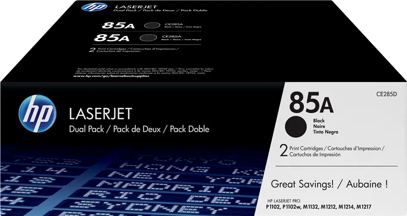 Original HP 85A Multipack Schwarz