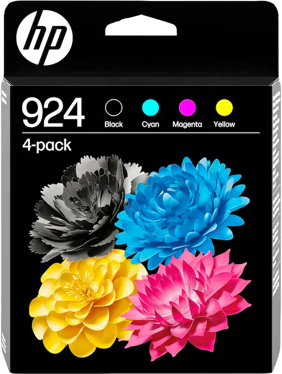 Original HP 924 Multipack Schwarz / Cyan / Magenta / Gelb
