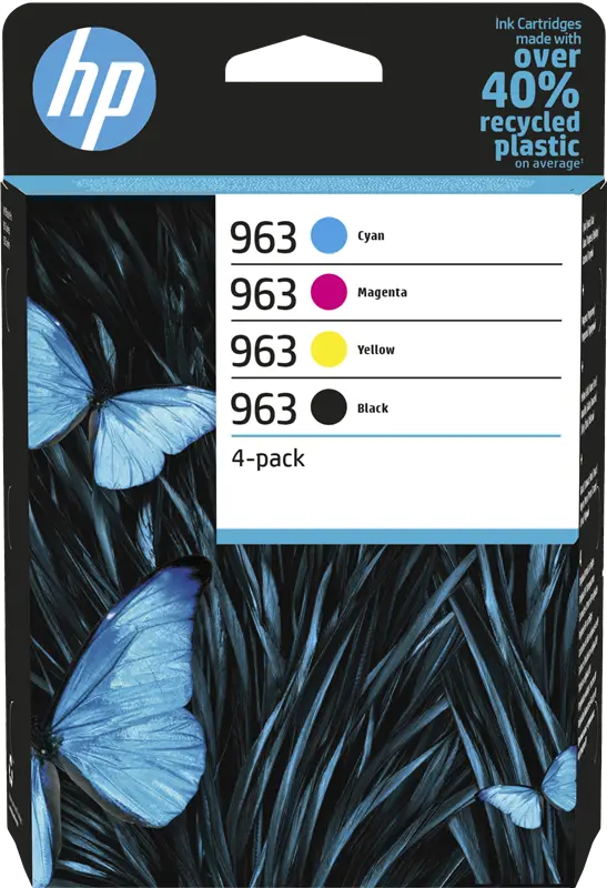Original HP 963 Multipack Schwarz / Cyan / Magenta / Gelb
