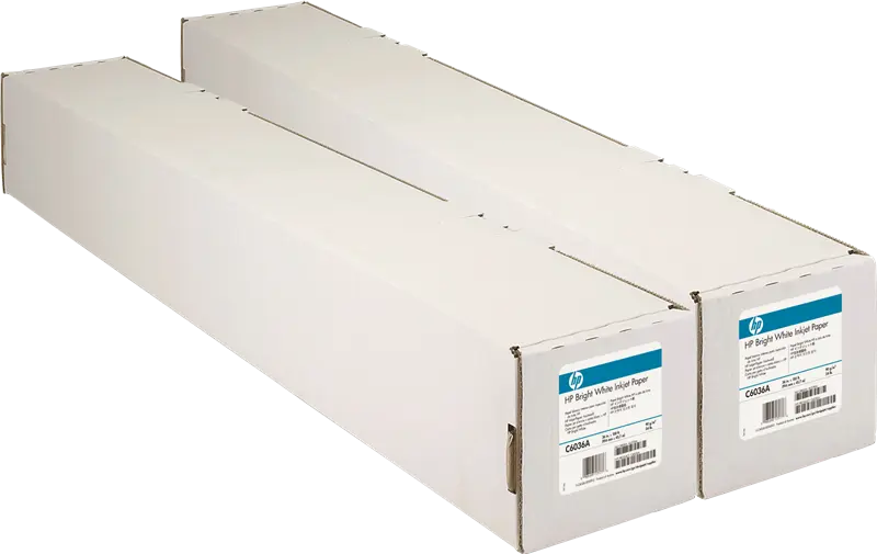 Original HP Bright White Inkjet Paper 914mm x 45,7m Weiss