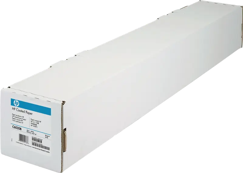 Original HP Coated Paper 914mm x 45,7m Weiss