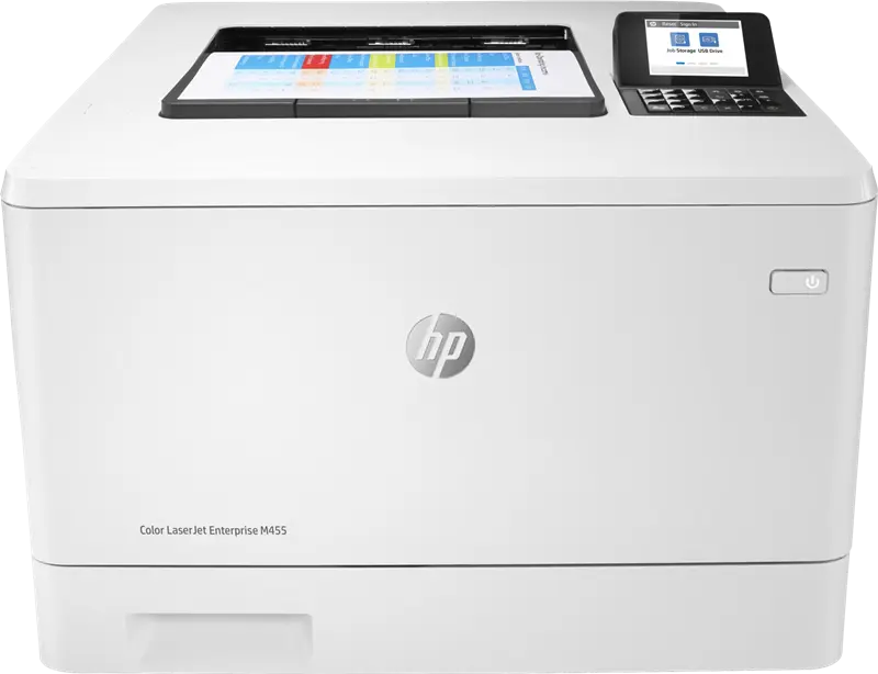 Original HP Color LaserJet Enterprise M455dn Laserdrucker Weiss