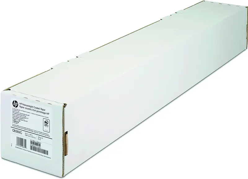 Original HP Heavyweight Coated Paper 1067mm x 30,5m Weiss