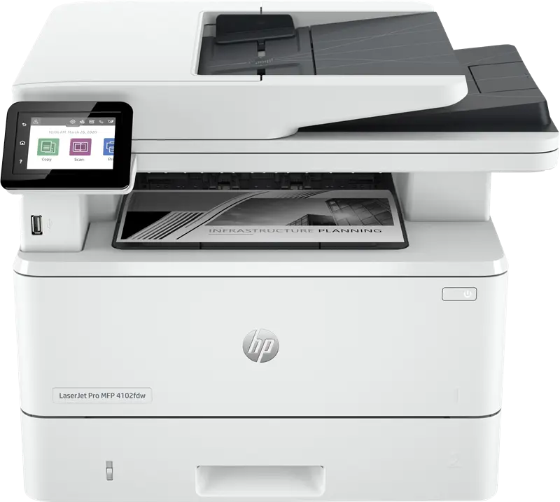 Original HP LaserJet Pro MFP 4102fdw Multifunktionsdrucker Weiss