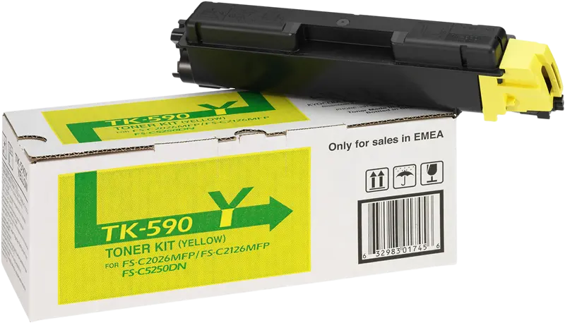 Original Kyocera TK-590y Gelb Toner