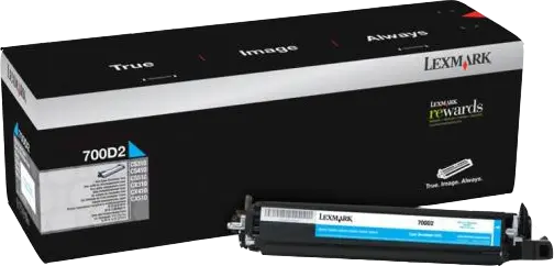 Original Lexmark Entwicklereinheit {Long} 700D2 Cyan (70C0D20)