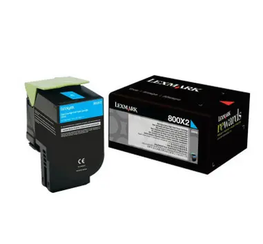 Original Lexmark Toner 80C0X20 | 800X2 Farbe