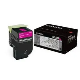 Original Lexmark Toner 80C0X30 | 800X3 Farbe