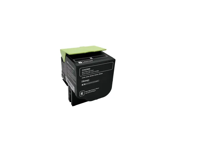 Original Lexmark Toner C242XK0 High Yield Farbe
