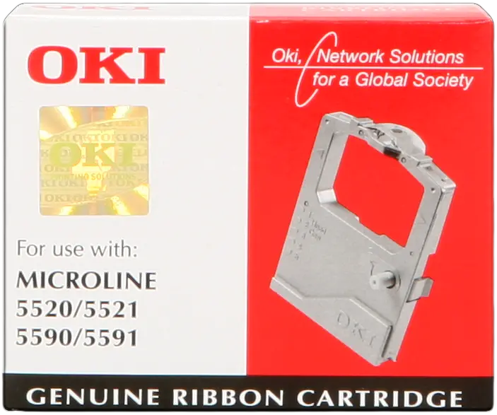 Original OKI 01126301 Schwarz Farbband 5520/5521