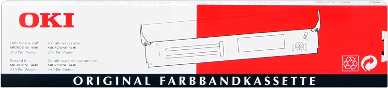 Original OKI 40629303 Schwarz Farbband ML-4410