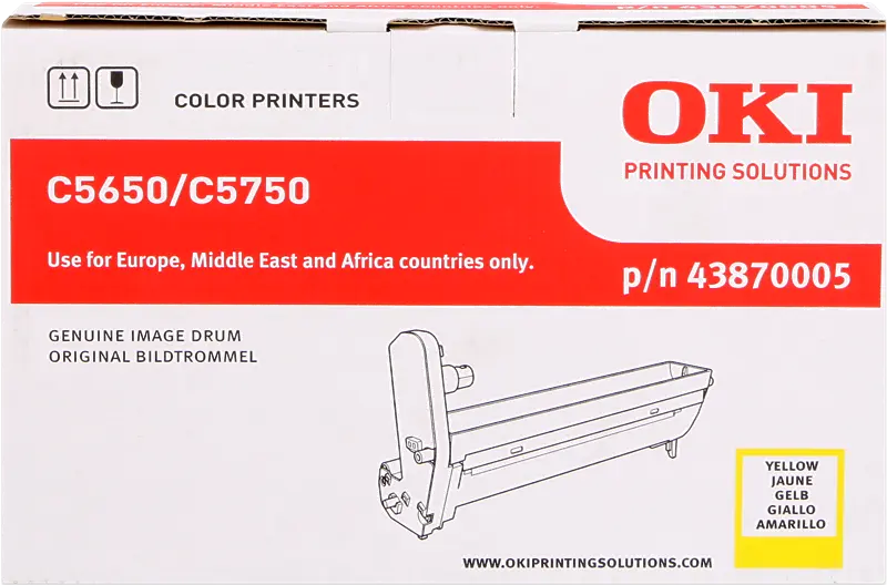 Original OKI 43870005 Bildtrommel Gelb
