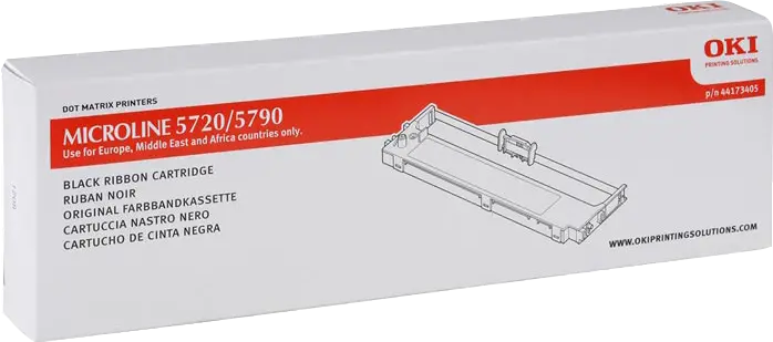 Original OKI 44173405 Schwarz Farbband 5720/5790
