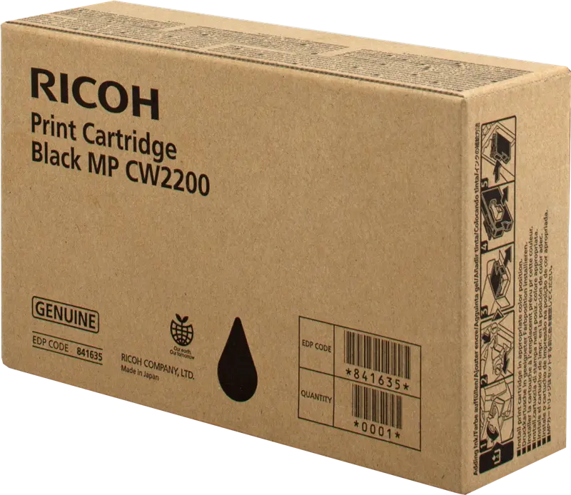 Original Ricoh MP CW2200BK Schwarz Druckerpatrone 841635