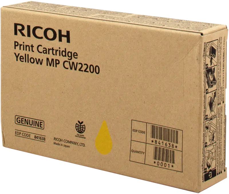 Original Ricoh MP CW2200C Cyan Druckerpatrone 841636