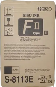 Original Riso Schwarz Druckerpatrone S-8113E