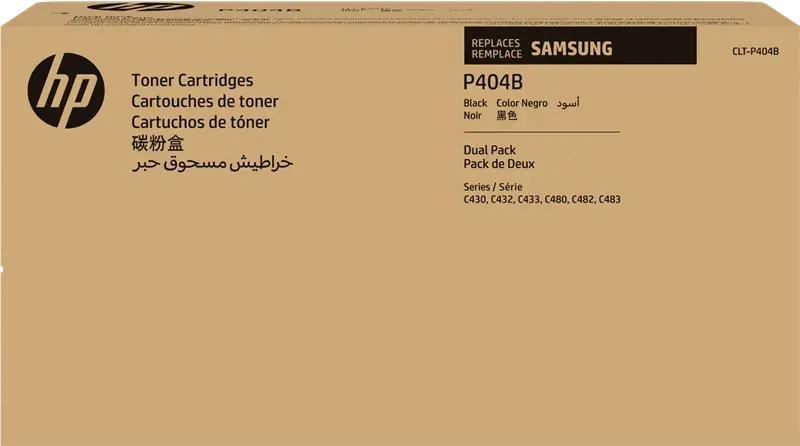 Original Samsung CLT-P404B Multipack Schwarz