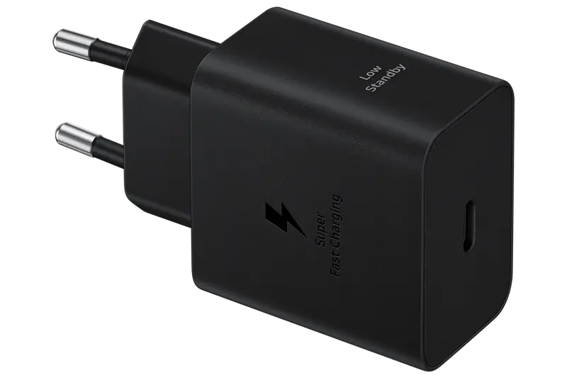 Original Samsung Schnellladeadapter mit Datenkabel 45 Watt Schwarz