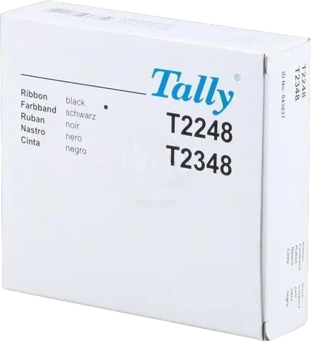 Original Tally T2248/T2348 Schwarz Farbband 043837