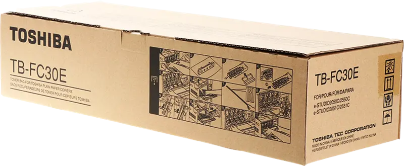 Original Toshiba TB-FC30E Resttonerbehaelter 6AG00004479