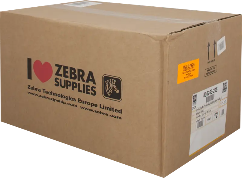 Original Zebra Z-Select 2000D Thermoetiketten 76mm x 51mm Weiss