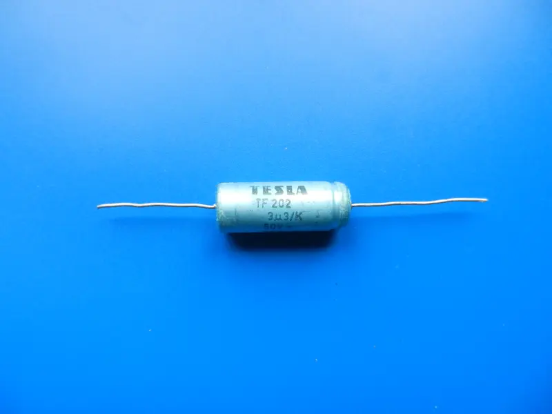 PA6 PA3 Tesla Kondensator 3,3uF für GRUNDIG Hifi Frequenzweiche Lautsprecher Tube Original