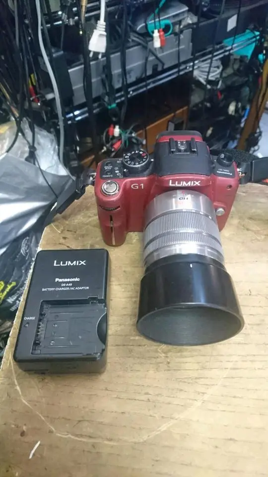 PANASONIC DMC-G1 "LUMIX" Digitalkamera mit Objektiv lumix H-FS 45-150