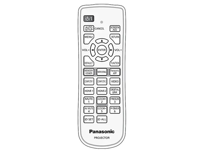 PANASONIC Fernbedienung N2QAYA000166, N2QAYA000146