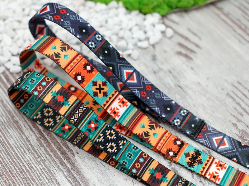 Pattern Dog Leash with Handle