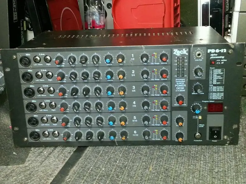 PD 6-12 Stereo Power Mixer; 12 Kanäle