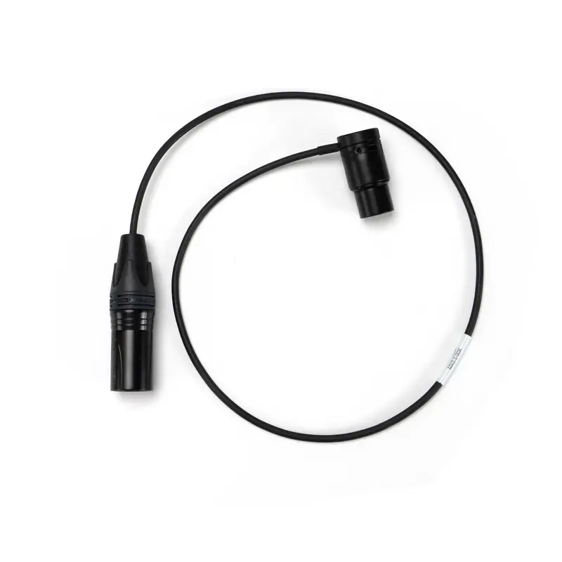 Perivox® Mikrofonkabel 50cm, mono Low Profile XLR-3F auf XLR-3M (MK0.5-90K)