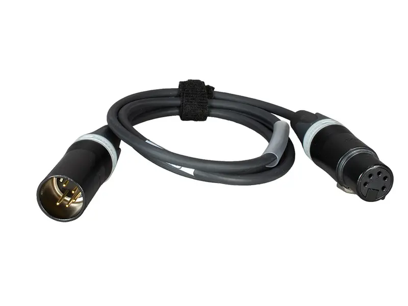 Perivox® Mikrofonkabel, stereo XLR5F > XLR5M